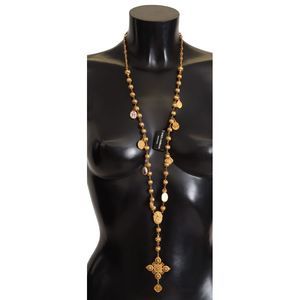 Dolce & Gabbana Gold Cross Pendant Necklace